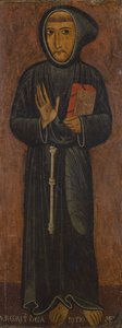 Representação de São Francisco de Assis (pintura sobre madeira) de di Magnano da Arezzo Margaritone