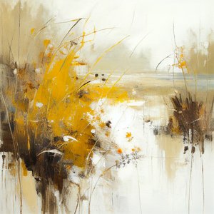 Pântano de pântano abstrato, Quadros de parede | Impressões em tela