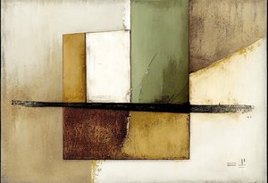Castanho arte abstrata, pintura digital, parede Impressão de arte a pedido