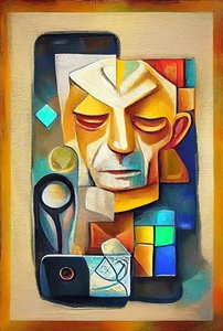 Arte inspirada em Picasso, Pintura surrealista abstrata, Impressão de arte mural a pedido