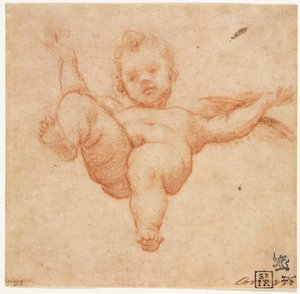 Cupido Voador de follower of Annibale Carracci