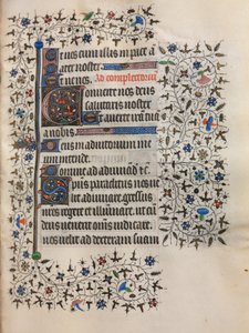 Livro de Horas (Uso de Paris): Inicial Decorada