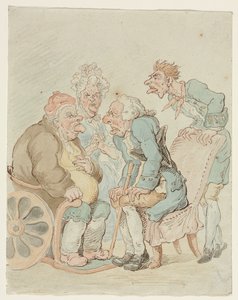 Médica de imitator of Thomas Rowlandson