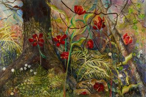 Jardim Feral, 2017 (óleo)