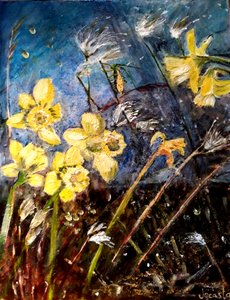 narcisos selvagens, 2018 (óleo sobre tela)