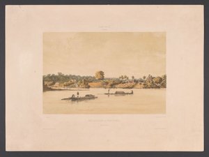 Frente de água e Estradas em Paramaribo
Post Gelderland e Judeus Savannah [beira-rio] (título sobre o objecto)
Índias Ocidentais (título da série sobre o objecto)
Gezigten uit Neerland