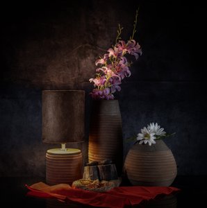 Natureza morta floral melancólica de larryliu