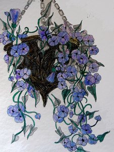Flores penduradas, 2014 (aguarela, tinta) de linda arthurs