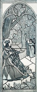 Alguém que saiu daqui? palavras de Luís IX dizia Saint Louis (1214-1270) que fazia justiça aos pés de um carvalho para encorajar a população a contar as suas queixas. Ilustração de Jó (Jacques Marie Gaston Onfray e Breville) (Jacques-Marie) (1858-1931 de pseudonym for Onfray de Breville Jacques Job