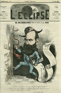 Desenho animado por Emile Keratry (1832-1904), político francês. Capa em "L
