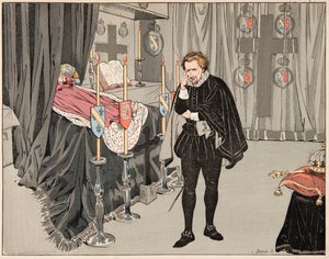 Ilustração retirada do livro "Le bon roy Henri", ilustrado por Jacques Marie Gaston Onfray de Breville dit JOB (1858-1931): Em 9 de junho de pseudonym for Onfray de Breville Jacques Job
