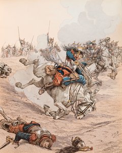 Jacques Marie Gaston Onfroy de Breville dit JOB (1858-1931) - Encarregado dos navios de guerra na batalha de Reichshoffen (ou Fréeschwiller Woerth) em 1870, Coleção Particular de pseudonym for Onfray de Breville Jacques Job