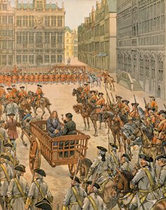 Jacques Marie Gaston Onfroy de Breville dit JOB (1858-1931) - História da Bélgica: François Annessens (1660 - 1719), decano das quatro coroas e mestre da fábrica do hospital São João, acusado de ser o instigador dos emeutes em 1717 e dec de pseudonym for Onfray de Breville Jacques Job