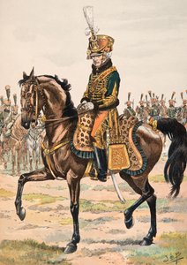 Jacques Marie Gaston Gaston Onfroy de Breville dit JOB (1858-1931) - Forfait das tropas francesas em todos os momentos: General comandando um dos regimentos da Guarda de Honra em 1813, Coleção Privada de pseudonym for Onfray de Breville Jacques Job
