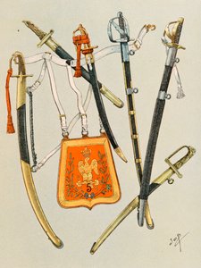 Jacques Marie Gaston Gaston Onfroy de Breville dit JOB (1858-1931) - Forfait das tropas francesas em todos os momentos: Armas das Tropas, Grupo 1, Coleção Privada de pseudonym for Onfray de Breville Jacques Job
