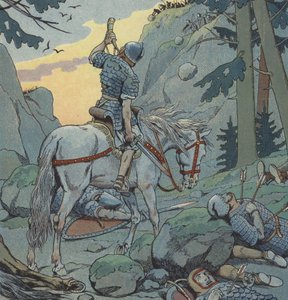 Roland em Ronceveaux (cor litho) de pseudonym for Onfray de Breville Jacques Job