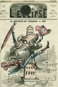 A Batalha de Louqsor, o Padre Gagne escalou o Obelisco. Capa em "L