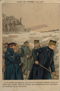 Primeira Guerra Mundial: O rei soldado (ilustração) de pseudonym for Onfray de Breville Jacques Job