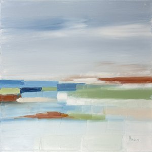 Horizonte abstrato sereno de sandrine