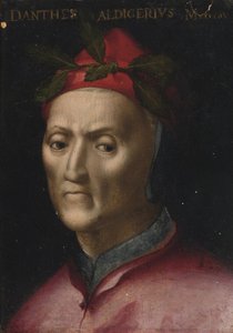 Retrato de Dante Alighieri 1265-1321 de second half 16th cen. Italian