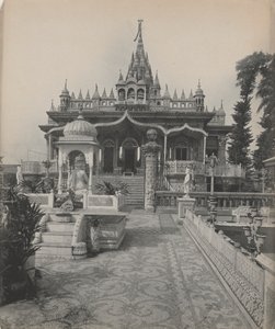 Pareshnath, Templo Jain, Calcutá de studio of A. W. A. Plâté Studio (Ceylonese)
