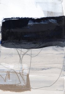 Bloco preto abstrato e sereno de uplusmestudio