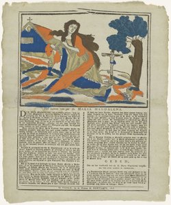 A Vida de Santa Maria Madalena (título no objeto) de weduwe H. Bontamps