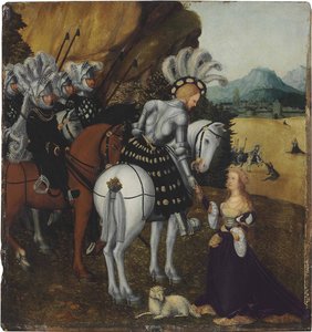 Imperador Maximiliano I como São Jorge