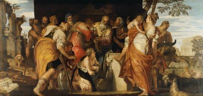 A Unção de David, c.1555 (óleo sobre tela) de (1528 88) Veronese