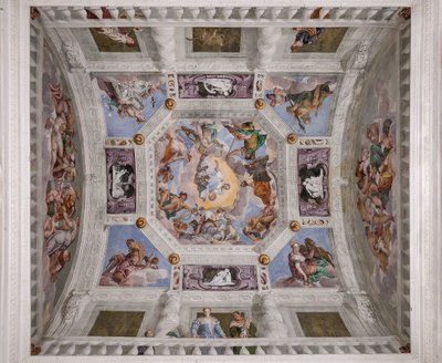 O Olimpo, cofre do Salão do Olimpo de Veronese