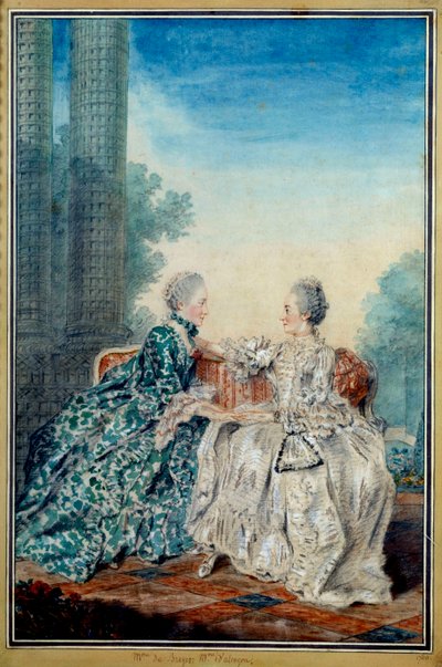Retrato de Madame de Breget e Madame d