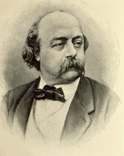 FLAUBERT, Gustave (1821-1880). Escritor inglês. Gravura de (1820 1910) (after) Nadar