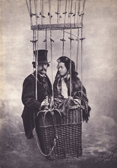 Nadar, fotógrafo e aeronauta francês (fotografia a preto e branco) de (1820 1910) (after) Nadar