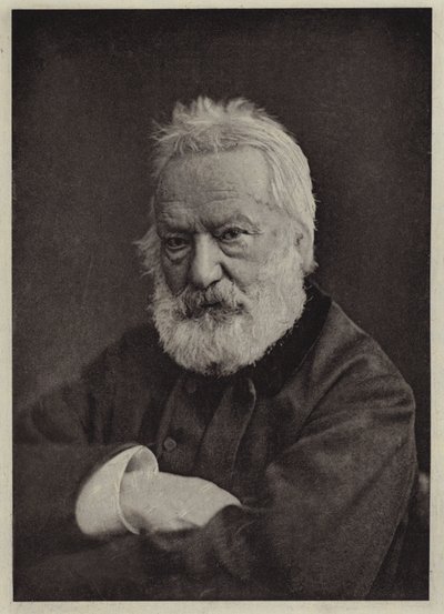 Victor Hugo (foto a p/b) de Nadar