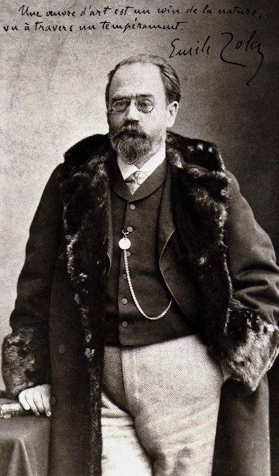 Retrato de Emile Zola (1840 - 1902), de Nadar. de Nadar