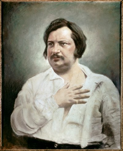 Retrato de Honore Balzac (1799 - 1850), escritor francês de Nadar