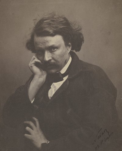 Auto-retrato, c.1855 (foto a p-b) de Nadar