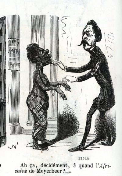 Quando é que Giacomo Meyerbeer é Africano? de Nadar