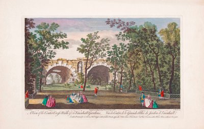 Passeio no centro da cidade, Vauxhall Gardens, Londres de (after) Canaleti