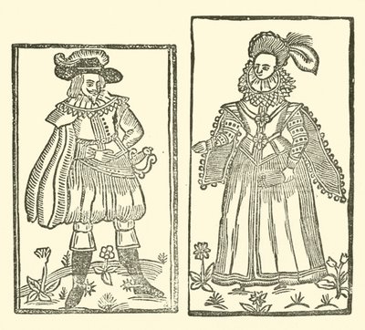 Ilustração para As Baladas Roxburghe (xilogravura) de (after) English School