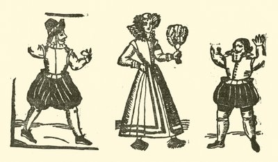 Ilustração para As Baladas Roxburghe (xilogravura) de (after) English School
