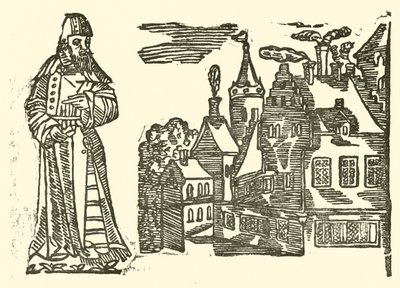 Ilustração para As Baladas Roxburghe (xilogravura) de (after) English School