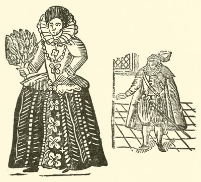 Ilustração para As Baladas Roxburghe (xilogravura) de (after) English School