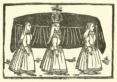 Ilustração para As Baladas Roxburghe (xilogravura) de (after) English School