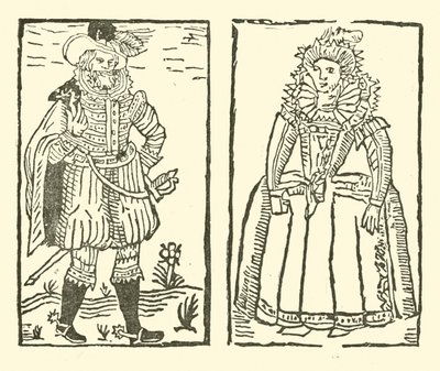 Ilustração para As Baladas Roxburghe (xilogravura) de (after) English School