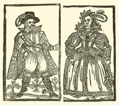Ilustração para As Baladas Roxburghe (xilogravura) de (after) English School