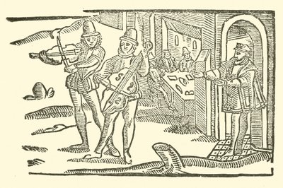 Ilustração para As Baladas Roxburghe (xilogravura) de (after) English School