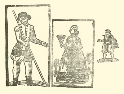Ilustração para As Baladas Roxburghe (xilogravura) de (after) English School