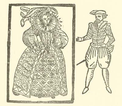 Ilustração para As Baladas Roxburghe (xilogravura) de (after) English School