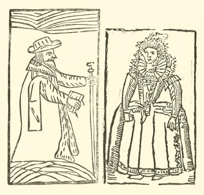 Ilustração para As Baladas Roxburghe (xilogravura) de (after) English School